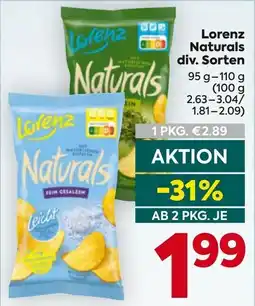 Billa Lorenz Naturals Angebot