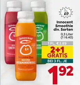 Billa Innocent Smoothie Angebot