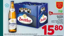 Billa Zwettler Export Angebot