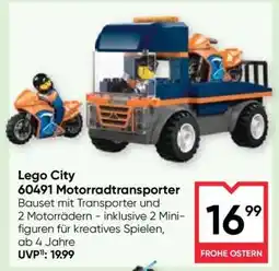 Maximarkt Lego City 60491 Motorradtransporter Angebot