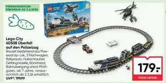Lego City 60508 Überfall auf den Polizeizug