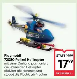 Maximarkt Playmobil 72080 Polizei Helikopter Angebot