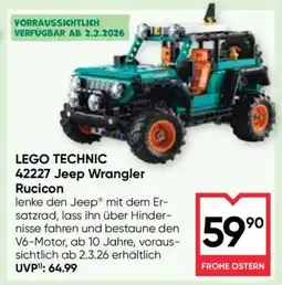 Maximarkt LEGO TECHNIC 42227 Jeep Wrangler Rucicon Angebot
