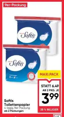 Maximarkt Softis Toilettenpapier Angebot