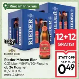 Maximarkt Rieder Märzen Bier Angebot