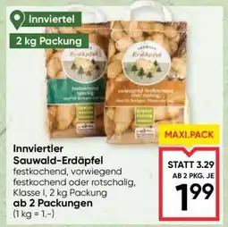 Maximarkt Innviertler Sauwald-Erdäpfel Angebot