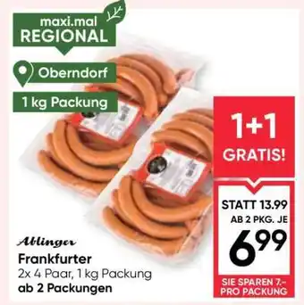 Maximarkt Ablinger Frankfurter Angebot