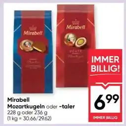 Maximarkt Mirabell Mozartkugeln oder -taler Angebot