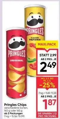 Maximarkt Pringles Chips Angebot