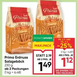 Maximarkt Prima Erdnuss Salzgebäck Angebot