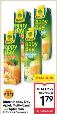 Maximarkt Rauch Happy Day Apfel, Multivitamin oder Apfel trüb Angebot