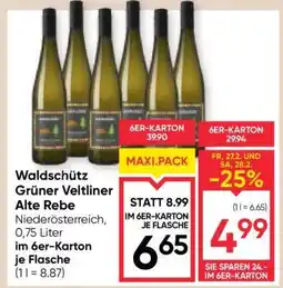 Maximarkt Waldschütz Grüner Veltliner Alte Rebe Angebot