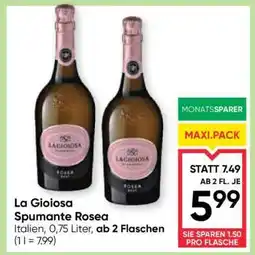 Maximarkt La Gioiosa Spumante Rosea Angebot