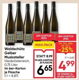 Maximarkt Waldschütz Gelber Muskateller Angebot