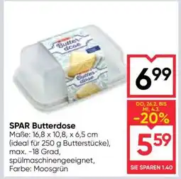 Maximarkt SPAR Butterdose Angebot