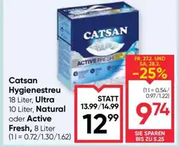 Maximarkt Catsan Hygienestreu Angebot