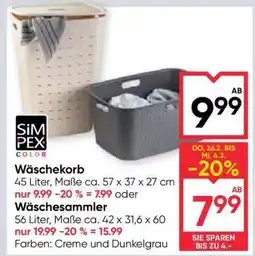 Maximarkt Wäschekorb Angebot