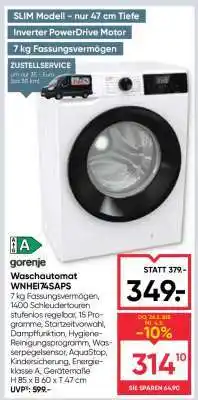 Maximarkt Waschautomat WNHEI74SAPS Angebot