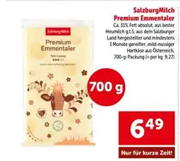 Interspar SalzburgMilch Premium Emmentaler Angebot