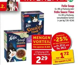 Interspar Felix Soup oder Felix Sauce Time Angebot