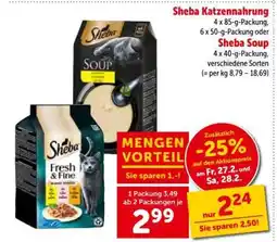 Interspar Sheba Katzennahrung Angebot