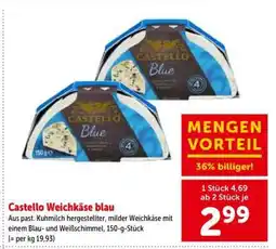Interspar Castello Weichkäse blau Angebot