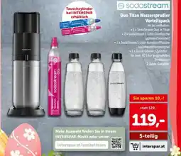 Interspar Duo Titan Wassersprudler Vorteilspack Angebot