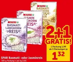 Interspar Spar basmati oder jasminreis Angebot