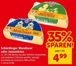 Interspar Schärdinger Mondseer oder Jausenkäse Angebot