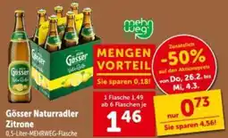 Interspar Gösser Naturradler Zitrone Angebot