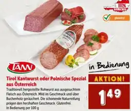 Interspar Tirol Kantwurst oder Polnische Spezial aus Österreich Angebot