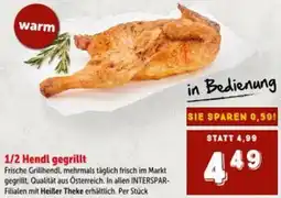 Interspar 1/2 Hendl gegrillt Angebot