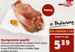 Interspar Heurigenstelze gegrillt Angebot
