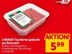 Interspar S budget faschiertes gemischt aus österreich Angebot