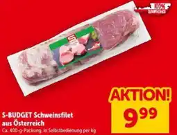 Interspar S budget schweinsfilet aus österreich Angebot