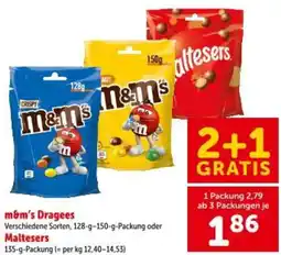 Interspar m&ms Dragees Maltesers Angebot