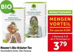 Interspar Neuners bio kräuter tee Angebot