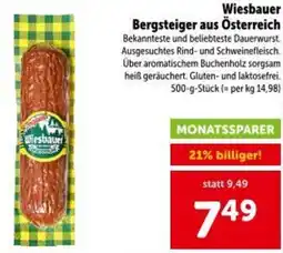 Interspar Wiesbauer Bergsteiger aus Österreich Angebot