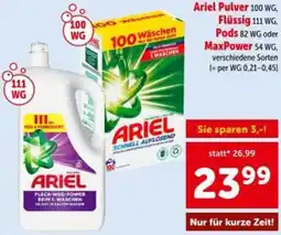 Interspar Ariel Pulver Angebot