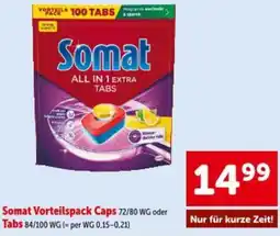 Interspar Somat Vorteilspack Caps Angebot