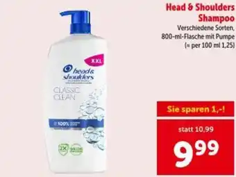 Interspar Head & Shoulders Shampoo Angebot