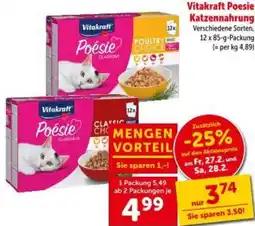 Interspar Vitakraft Poesie Katzennahrung Angebot