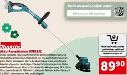 Interspar Akku-rasentrimmer dur193z Angebot