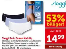 Interspar Sloggi Basic Damen Midislip Angebot
