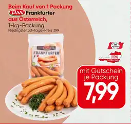 Spar Frankfurter aus österreich, Angebot