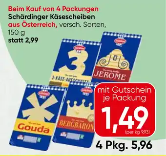 Schärdinger Käsescheiben aus Österreich