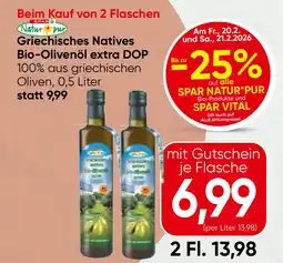 Spar Griechisches natives bio-olivenöl extra dop Angebot