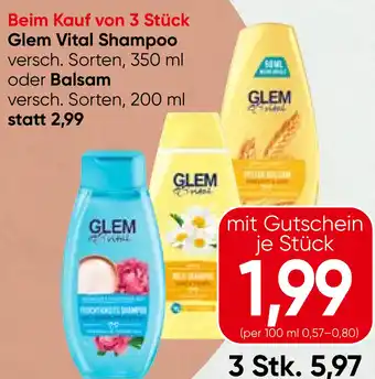 Spar Glem Vital Shampoo Angebot