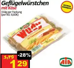 Wurstico Geflügelwürstchen mit Käse Angebot