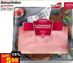 Wurstico Beinschinken geschnitten Angebot